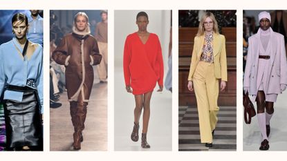 fashion colour trends 2023 from Fendi, Isabel Marant, Loewe, Paul & Joe, MaxMara