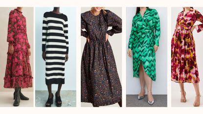 best autumn dresses: Me+Em, Zara, Joules, Mango, Karen Millen